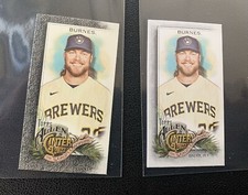 2022 Topps Allen & Ginter - Mini Black Border #31 Corbin Burnes +Free Base Mini