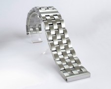 24mm SOLID POLISHED STAINLESS STEEL BAND,BRACELET aragon caprice pilot automatic