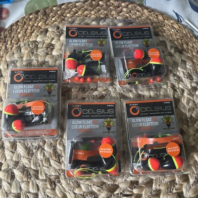 Lot Of 5 Celsius Small Glow CE-LPFSM-2 Float Kit