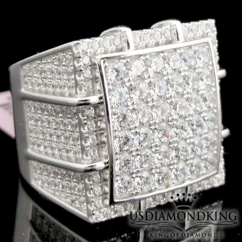 ★47bag ★ 925 Silver Bamboo Diamond Ring 664069 Bamboo Diamond Ring