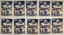 1991 PRO SET EMMITT SMITH (HOF) * 10 CARD LOT GEM MINT PACK FRESH *