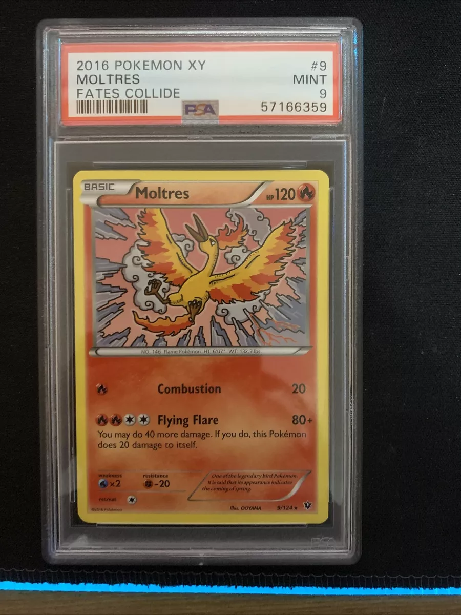 Moltres 9/124 Rare - Pokemon XY Fates Collide Card