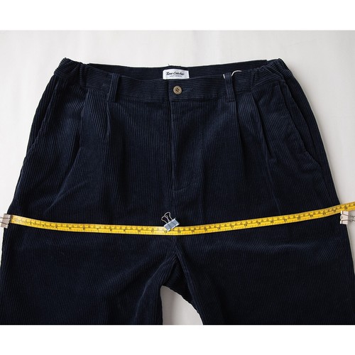 Straight-Leg Double-Pleated Cotton-Corduroy Trousers - Picture 9 of 12
