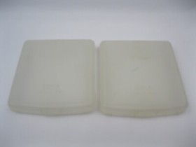Sega Game Gear Clear Plastic Clamshell Case OEM Original Gamegear Lot Of 2