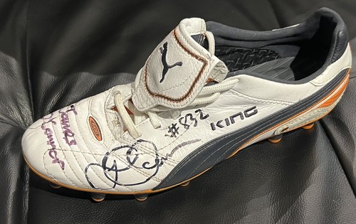 James O’Connor Wallabies Hand Signed Puma Boot Shoe ‘match worn’ #832 Vintage - Picture 15 of 16