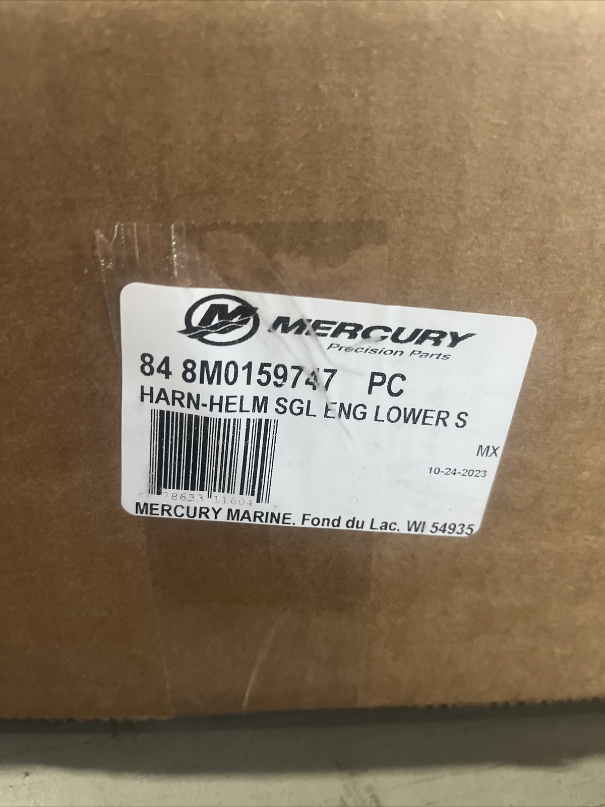 Mercury Single Engine Helm Harness Lower 84-8m0159747 | eBay