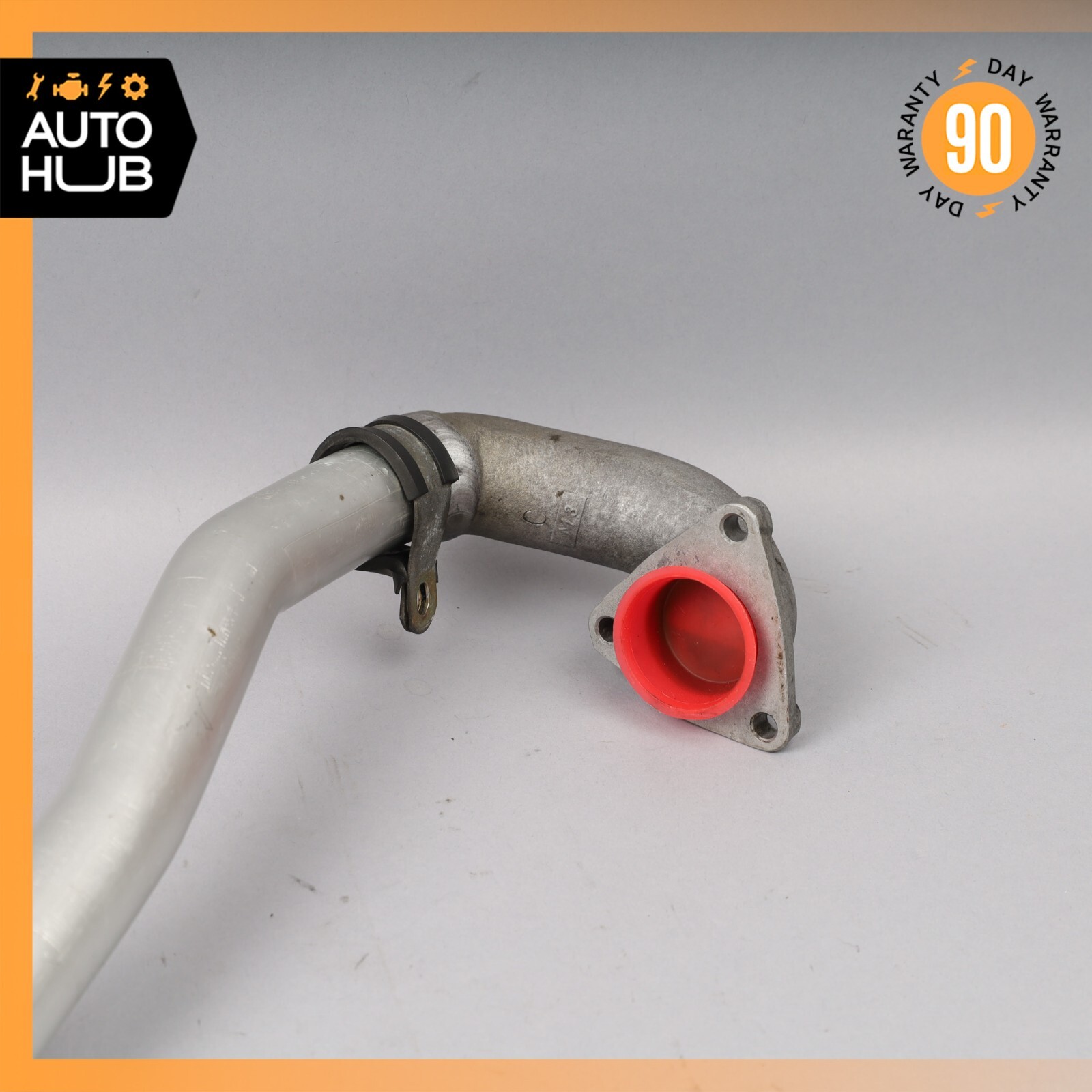 02-07 Maserati Coupe 4200 GT Spyder M138 Engine Heat Exchanger Oil Feed Line OEM