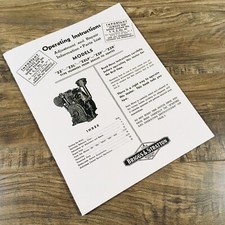 Briggs And Stratton ZZ ZZL Engine Operators Manual Owners Repair Service Parts