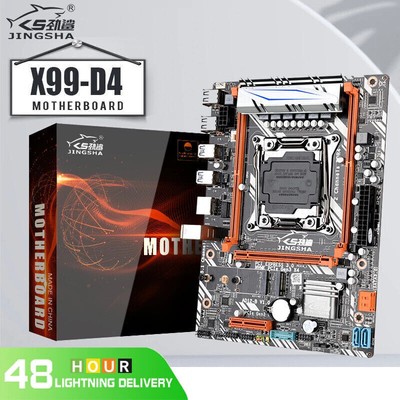 JINGSHA X99 D4 LGA 2011-3 Motherboard USB3.0 Supports DDR4 RAM and Xeon E5 V3 V4