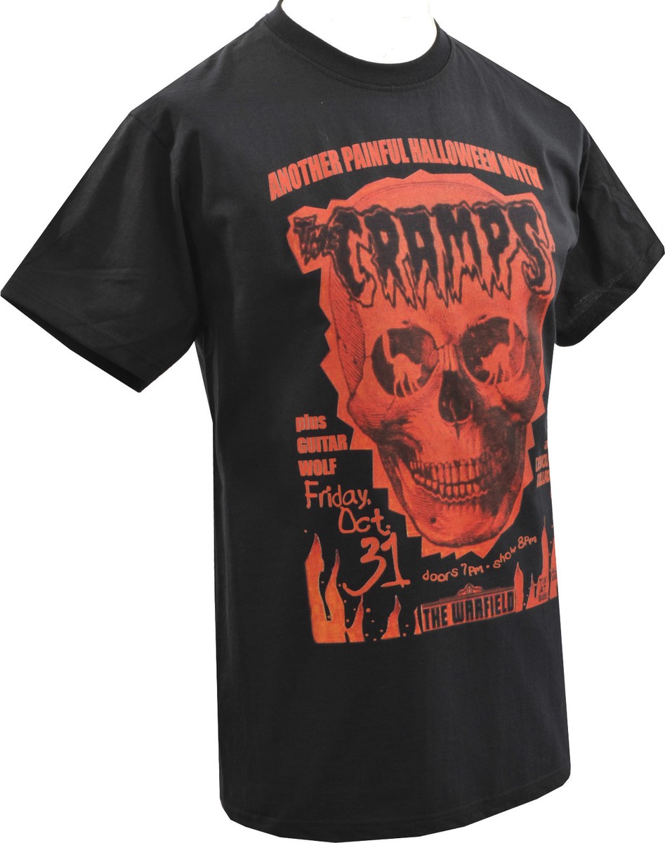 Cramps Halloween Ball '06 Tシャツ XL Mens Psychobilly T-Shirt The Cramps Halloween Skull Lux