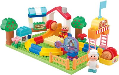 BANDAI ANPANMAN Block Building Toy Bread Factory From Japan New