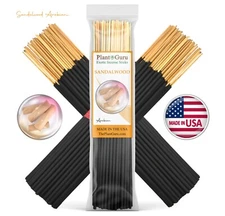 SANDALWOOD Incense Sticks 7" Bulk Pack Wholesale Hand Dipped Lot