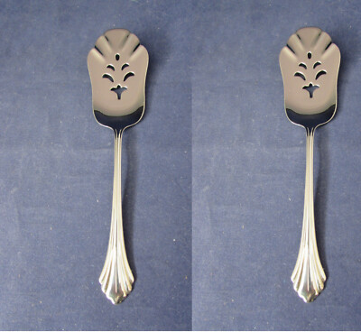 Oneida  REMBRANDT  Stainless Flatware -  Dessert Server Servers (Set of TWO)