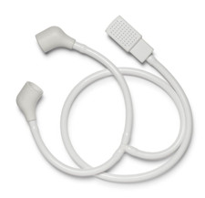 Shower Attachment for Taps Push-Fit Square Shower Head Portable - Croydex