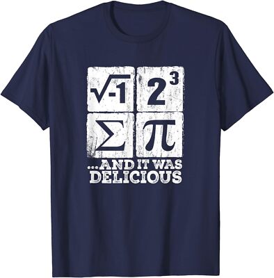 I 8 Sum Pi Funny I Ate Some Pie Pi Day Math Nerd Geek Unisex T-Shirt