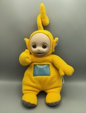 Vintage 1998 Playskool 15" Yellow Talking LAA LAA Teletubbies Plush Toy WORKING