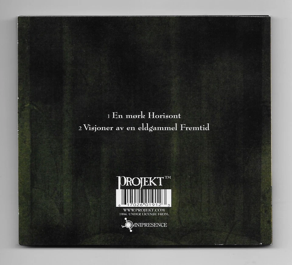 MORTIIS  Ånden Som Gjorde Opprør 2007 CD US PROJEKT191 Ambient Electronic EX+  - Image 3 of 3