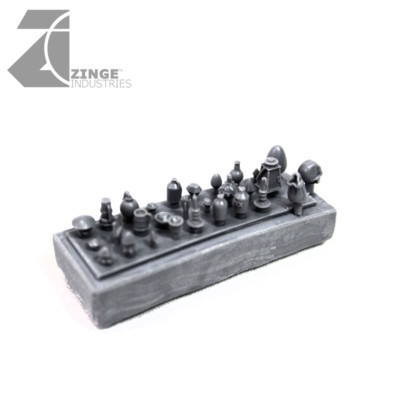 Zinge Industries Jerry Cans Forest Sprue 4 Grandi 4 Piccole Punte - Foto 7