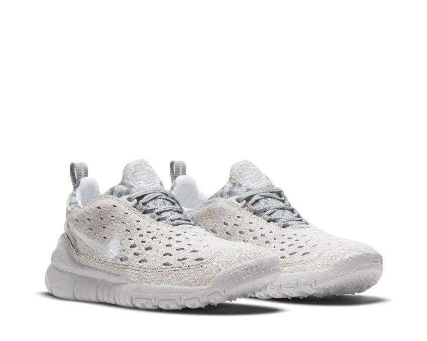 Nike Free Run Trail Shoes Neutral Grey White CW5814 002 - 8 MENS / 9.5 WOMENS