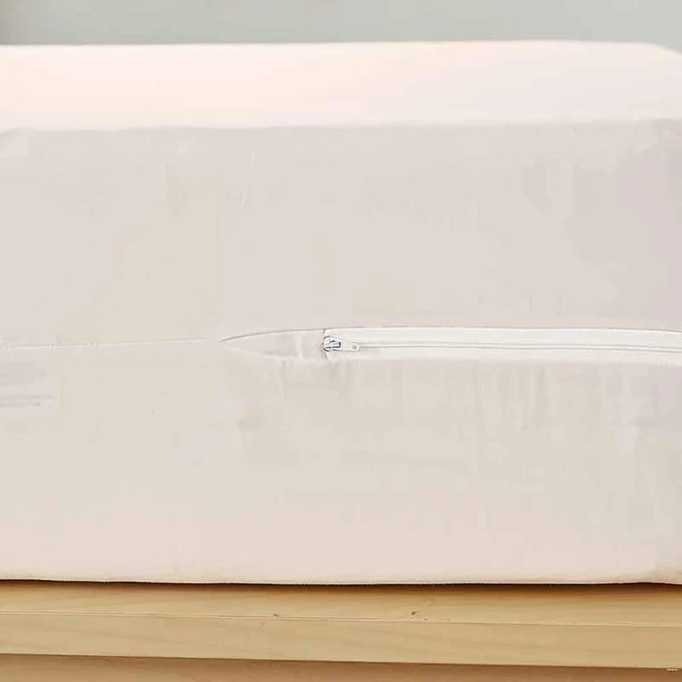 Funda de colchón 100 % algodón Fleetwood algodón, cremalleras alrededor del colchón Foto 3 de 3