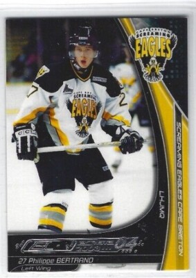 2003-04 Cape Breton Screaming Eagles (QMJHL) Philippe Bertrand