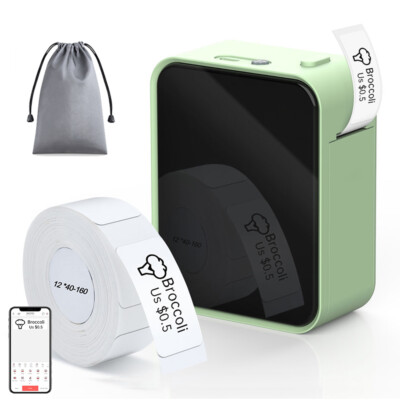 Pristar P15 Bluetooth Etikettendrucker Tragbar Beschriftungsgerät Labeldrucker