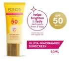 Pond's UV 防晒紫外线亮色含 Gluta-Niacinamide 为无斑发光 50 毫升
