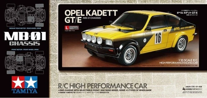 Tamiya 300058729 - 1:10 RC Opel Kadett GT/E Rallye MB-01 - Neu - Bild 1 von 1
