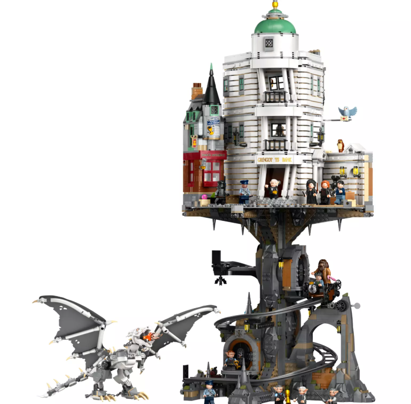 Gringotts Wizarding Bank P76417-PCS-4803Magical Building Complete