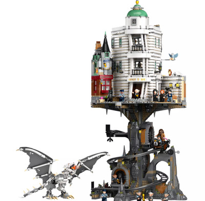 Gringotts Wizarding Bank P76417-PCS-4803Magical Building Complete