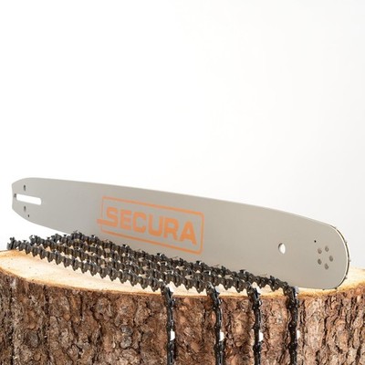 SECURA 4x Sägekette + Schwert 3/8 1,5mm 84 60cm VM passend Husqvarna Jonsered