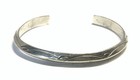 Old Pawn Sterling Silver 925 Sun & Mountain Cuff Bracelet 5.25-inches JS40