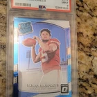 2017 Panini Donruss Optic Rated Rookie Patrick Mahomes II #177 PSA 9 Chiefs
