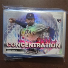 Topps Stadium Club Concentration Kumar Rocker Rookie Texas Rangers 2025 C-24