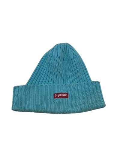 Supreme petite boîte logo sans bonnet coton bleu homme AET49