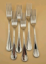 6 Menügabeln Villeroy Boch Edelstahl Kreuzband Septfontaines 20 Cm