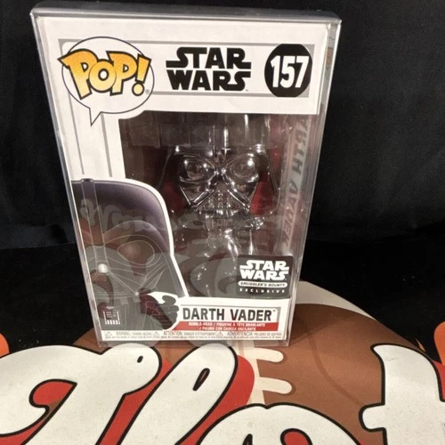 Funko Pop! Vinyl Star Wars Darth Vader #157 Chrome Smuggler's Bounty Exclusive