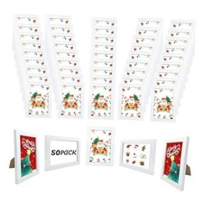Set of 50 Picture Frame Bulk Photo Frames Wall Mounting Simple Photo Frames