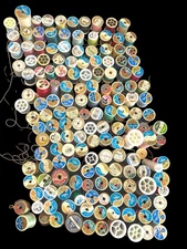 Vintage Spools Of Thread Mixed Lot of 160 Cotton Silk Polyester Full And Partial