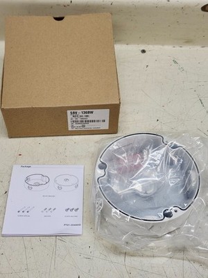 Hanwha Surveillance Camera Bracket Security Mount P/N: SBV-136BW FREE SHIPPING