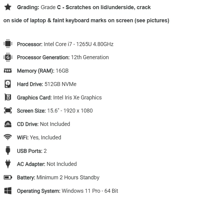 Dell Latitude 7530 · i7-1265U · 16GB · 512GB, photo 2 of 5