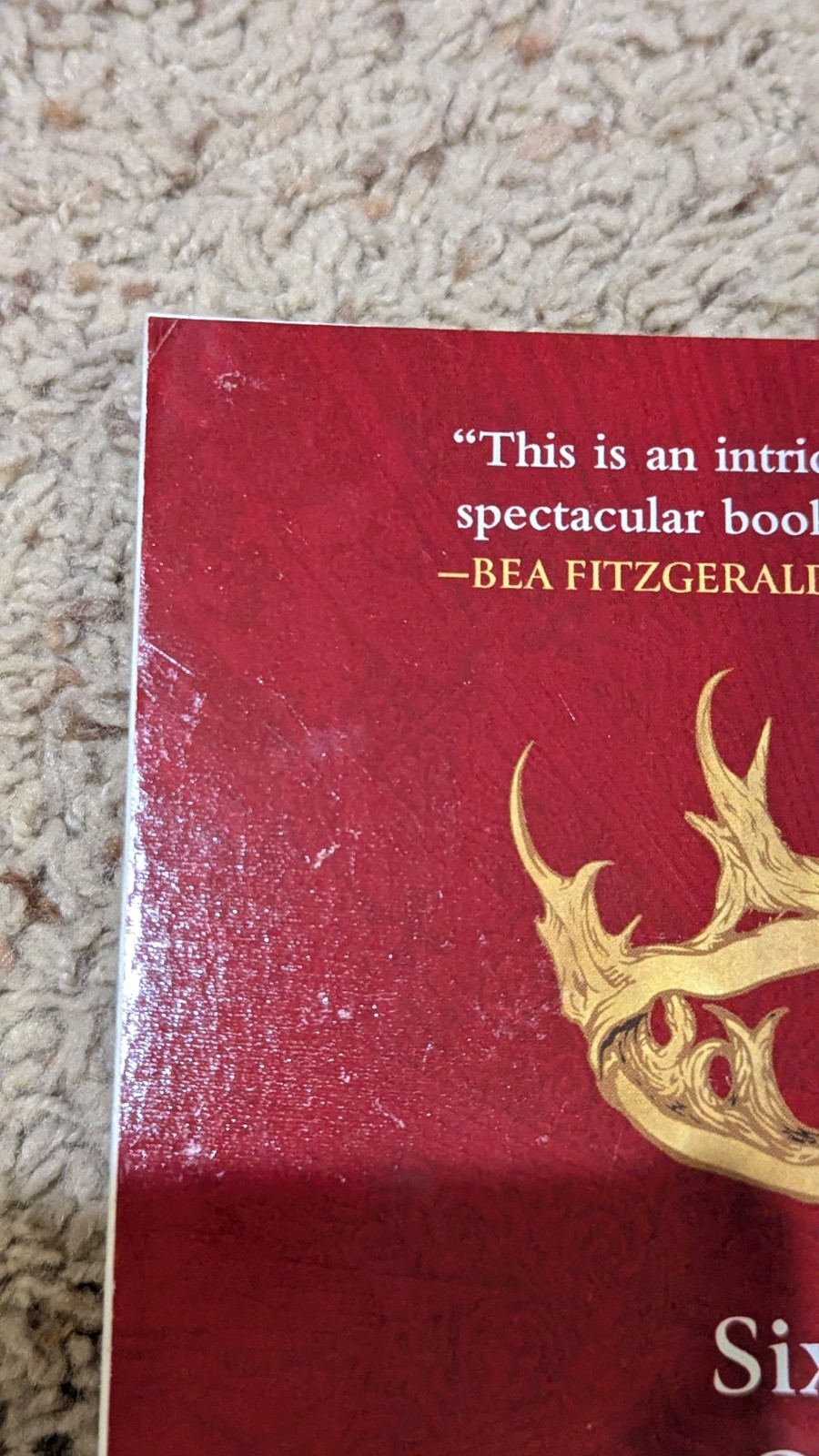 Six Wild Crowns by Holly Race ARC Advance Readers' Edition 