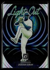 2022 Donruss Optic #LO-5 Josiah Gray Lights Out Holo Prizm