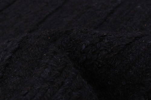 Vintage Hand Woven Carpet 6'8" x 6'6" Traditional Wool Kilim Rug - Picture 7 of 9