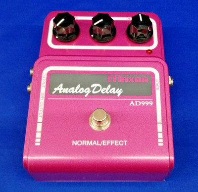 Maxon AD999 Analog Delay Guitar Effects Pedal Analog Effects Tested with Box