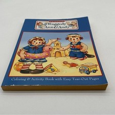 Raggedy Ann  Andy Coloring  Activity Book-SIMON  SCHUSTER 2003 New