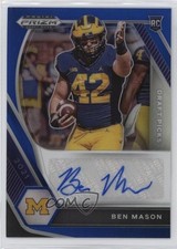 2021 Panini Prizm Draft Picks Blue 1/149 Ben Mason #DPA-BMA Auto 1b1z