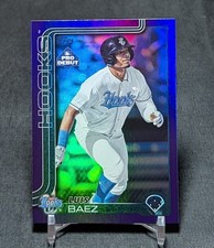 Luis Baez Purple Foil /299 Rookie 2025 Topps Pro Debut Card #PD-174 Astros. rookie card picture