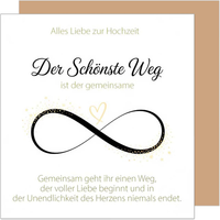 Premium Quadratische GlüCkwunschkarte Hochzeit Umschlag Mann Frau