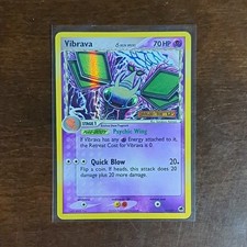 LP+ Pokémon Vibrava 24/101 EX Dragon Frontiers Delta Species Stamp Reverse Holo